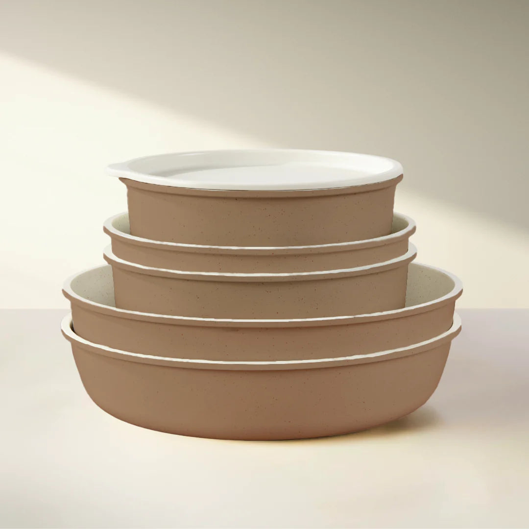 Gourmet Cookware Set - Taupe