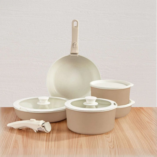 Gourmet Cookware Set - Taupe